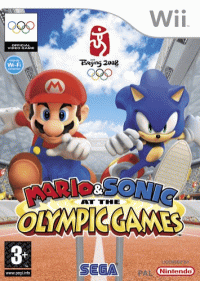 Mario and Sonic at the Olympic Games Wii US box art